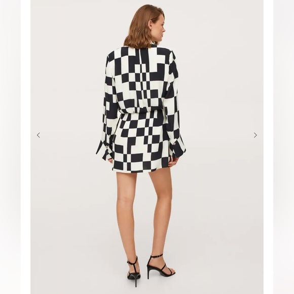 Button shirt dress- Used once - Picture 3 of 4